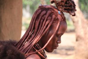 Cultura africana: Ragazza Himba della Namibia