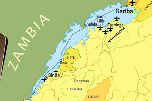 Lake Kariba Map