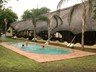 Clear blue swimming pool for guests to cool off